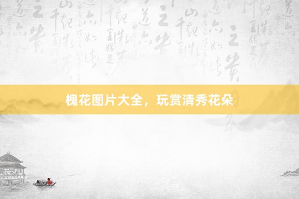 槐花图片大全，玩赏清秀花朵
